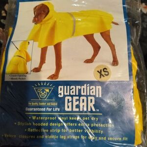 NWT Guardian Gear Yellow Pet Raincoat